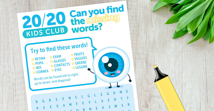Word search for kids 12 and under