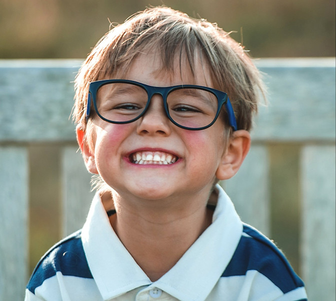 Boy smiling