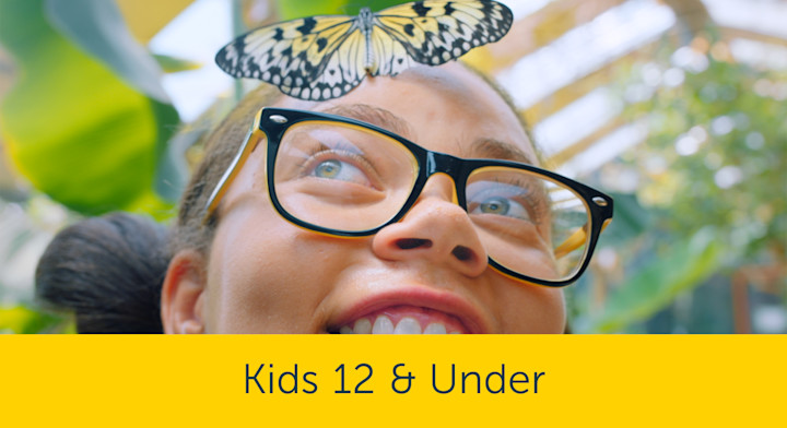 Kids 12 and Under - girl with butterfly