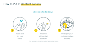 How to Put In Contact Lenses
