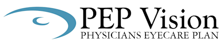PEP Vision - Physician's Eyecare Plan Logo